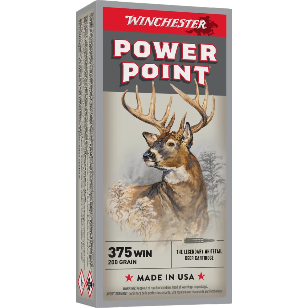 375-winchester-200gr-super-x-power-point-ammo-primary Winchester Ammunition Winchester Super-X Power Point Rifle Ammunition .375 Win 200 gr. SP 2200 fps 20/ct