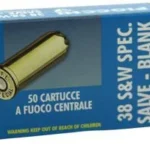 Fiocchi Ammunition FIOCCHI 38 CAL RIMMED REVOLVER BLANKS 50RD