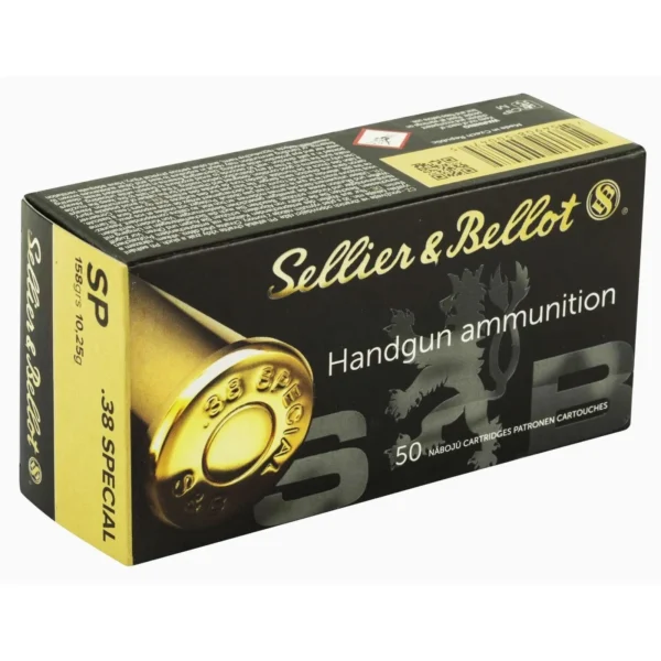Mag-Tech/Sellier- Bellot Sellier & Bellot Pistol & Revolver Ammo .38 Special 158 gr SP 50/ct