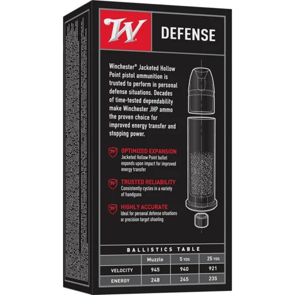 Winchester Ammunition Winchester USA Handgun Ammunition .38 Spl+P 125 gr. JHP 945 50/ct