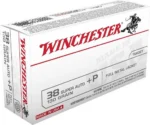 Winchester Ammunition Winchester USA Handgun Ammunition .38 Super (+P) 130 gr FMJ 50/ct - alternate view 3