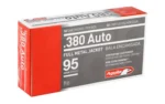 TXAT - DBA Aguila Ammunition Aguila Handgun Ammunition .380 Auto 95 gr. FMJ 945 fps 50/ct - alternate view 4