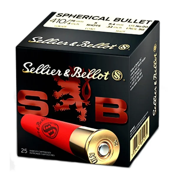 Sellier & Bellot S&B 410 3" 00 BUCKSHOT 5PEL 25/500