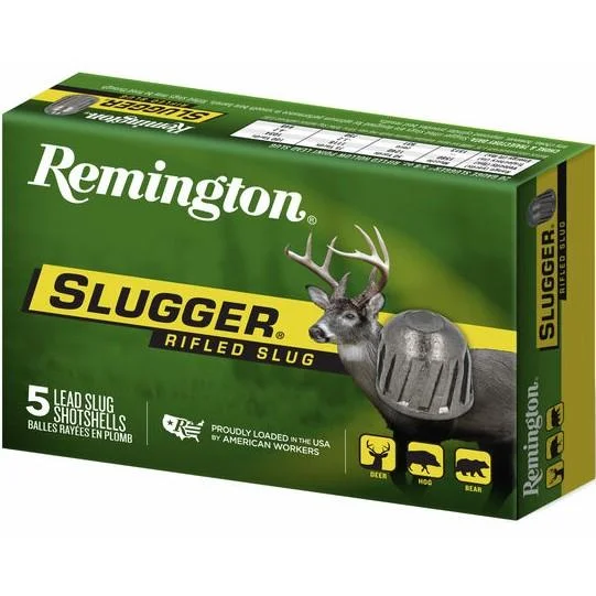 Remington Arms Co. Inc. Remington Slugger Rifled Slug .410 ga 2 1/2" MAX 1/5 oz Slug 1830 fps 5/ct