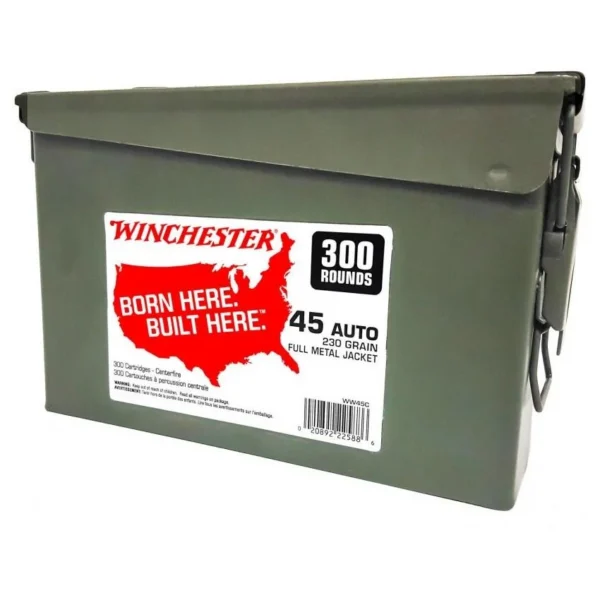 Winchester Ammunition Winchester Handgun Ammunition .45 ACP 230 gr. FMJ 835 fps 300/ct
