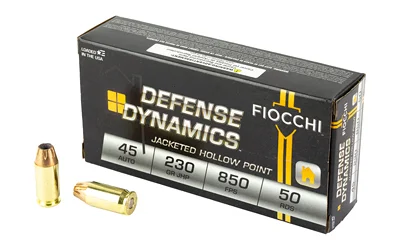 Fiocchi Ammunition FIOCCHI 45ACP 230GR JHP 50/500