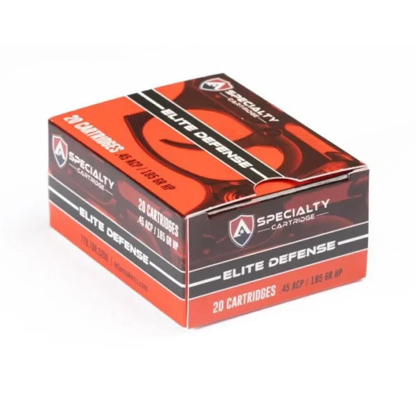 Atl Arms/ Specialty Cartridge Inc DBA ACME Specialty Cartridge Elite Defense Handgun Ammunition .45 Auto 185gr JHP 975 fps