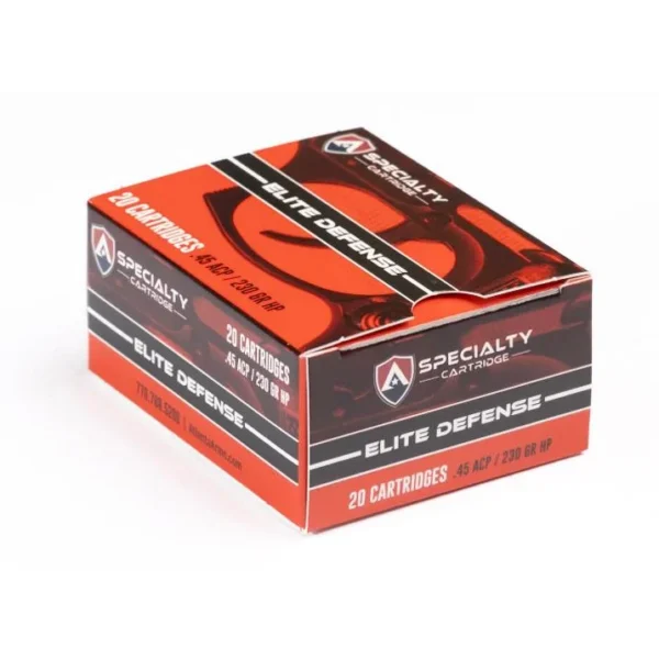 Atl Arms/ Specialty Cartridge Inc DBA ACME Specialty Cartridge Elite Defense Handgun Ammunition .45 Auto 230gr JHP 925 fps