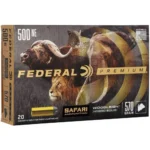 Federal Cartridge Co. Federal Premium Cape-Shok .500 Nitro Express 3 570 gr Hydro Solid 2100 fps 20/ct - alternate view 3