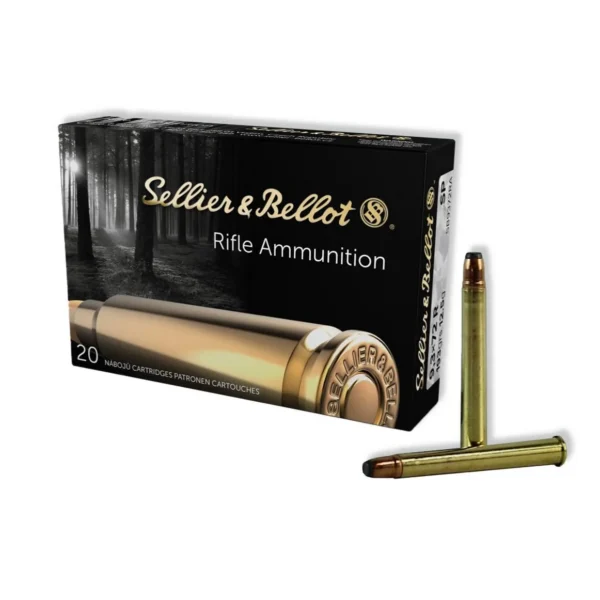 Mag-Tech/Sellier- Bellot Sellier & Bellot Rifle Ammunition 9.3x72mm 193 gr SP 1950 fps 20/ct