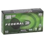 Federal Cartridge Co. Federal BallistiClean Handgun Ammunition 9mm Luger 98gr LF Frangible 1240 fps 50/ct