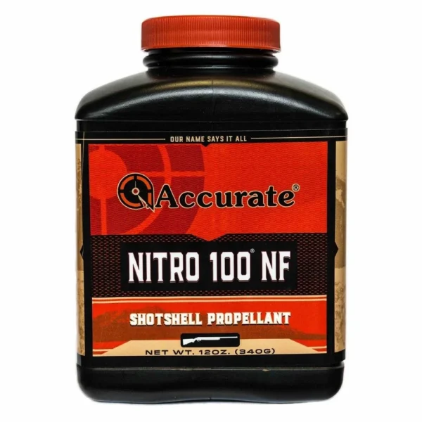 Accurate Powders Accurate Nitro 100 NF Shotgun Powder 12 oz