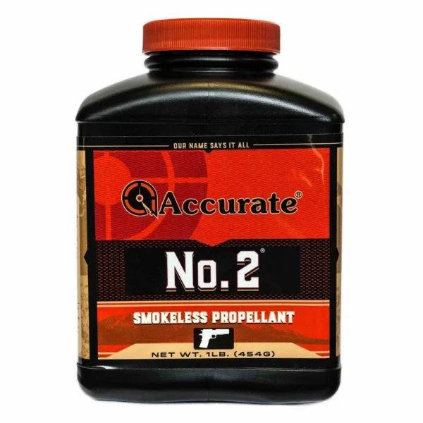 Accurate Powders Accurate No. 2 Handgun Powder 1 lbs