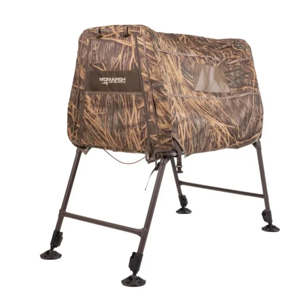 Higdon Outdoors MoMarsh Invisilab Dog Blind Mossy Oak Original Shadow Grass