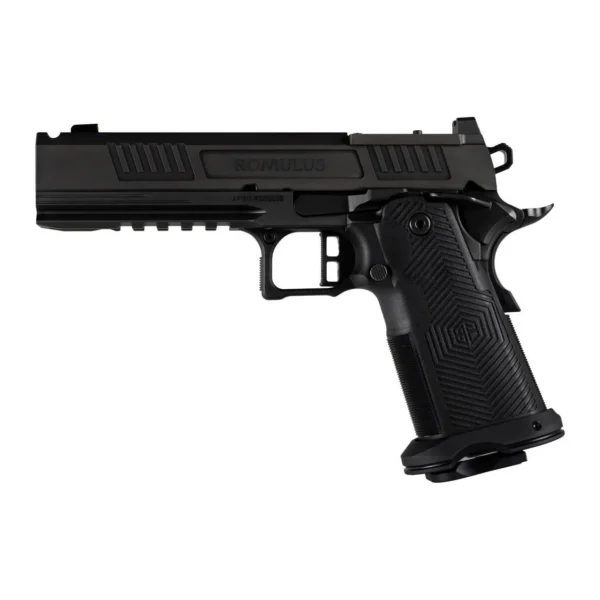 Alpha Foxtrot AF1911-ROMULUS 9MM 20 & 17 Rd Magazine (1 Each) 5" Bull Ramped Ported Barrel DLC Black MOS Optic Cut