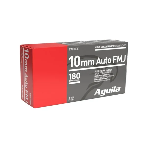 TXAT - DBA Aguila Ammunition Aguila Handgun Ammunition 10mm Auto 180 gr 1200 fps 50/ct