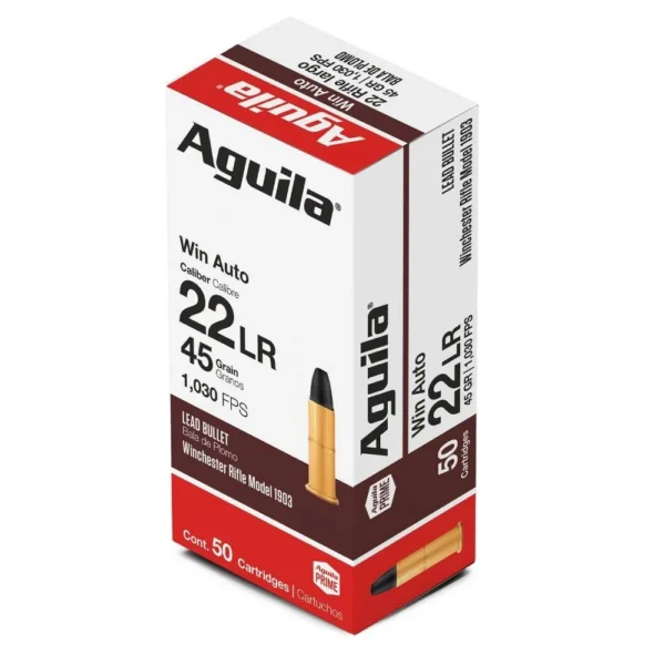 TXAT - DBA Aguila Ammunition Aguila Limited Edition Rimfire Ammunition .22 Win Auto 45 gr 1030 fps 50/ct