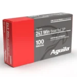 TXAT - DBA Aguila Ammunition Aguila Rifle Ammunition 243 Win 100gr SP 2960 fps 20/ct