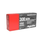 TXAT - DBA Aguila Ammunition Aguila Rifle Ammunition .308 Win 150 gr FMJBT 2760 fps 20/ct