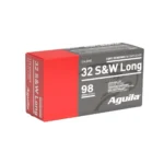TXAT - DBA Aguila Ammunition Aguila Handgun Ammunition .32 S&W Long 98 gr LRN 705 fps 50/ct