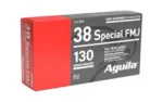 TXAT - DBA Aguila Ammunition Aguila Handgun Ammunition .38 Spl 130 gr FMJ 950 fps 50/ct - alternate view 2
