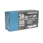 TXAT - DBA Aguila Ammunition Aguila Handgun Ammunition .38 Spl(+P) 125gr JHP 1200 fps 50/ct