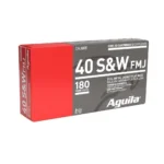 TXAT - DBA Aguila Ammunition Aguila Handgun Ammunition .40 S&W 180 gr FMJ 1050 fps 50/ct
