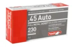 TXAT - DBA Aguila Ammunition Aguila Handgun Ammunition .45 Auto 230 gr FMJ 830 fps 50/ct - alternate view 3