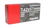 TXAT - DBA Aguila Ammunition Aguila Rifle Ammunition 7.62X51 NATO 150 gr FMJBT 2750 fps 20/ct - alternate view 2