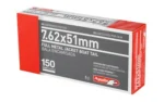 TXAT - DBA Aguila Ammunition Aguila Rifle Ammunition 7.62X51 NATO 150 gr FMJBT 2750 fps 20/ct - alternate view 4