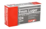 Aguila Ammunition AGUILA 9MM 124GR FMJ 50/1000 - alternate view 2