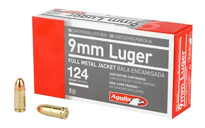 Aguila Ammunition AGUILA 9MM 124GR FMJ 50/1000