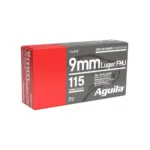 TXAT - DBA Aguila Ammunition Aguila Handgun Ammunition 9mm Luger 115 gr FMJ 1150 fps 50/ct