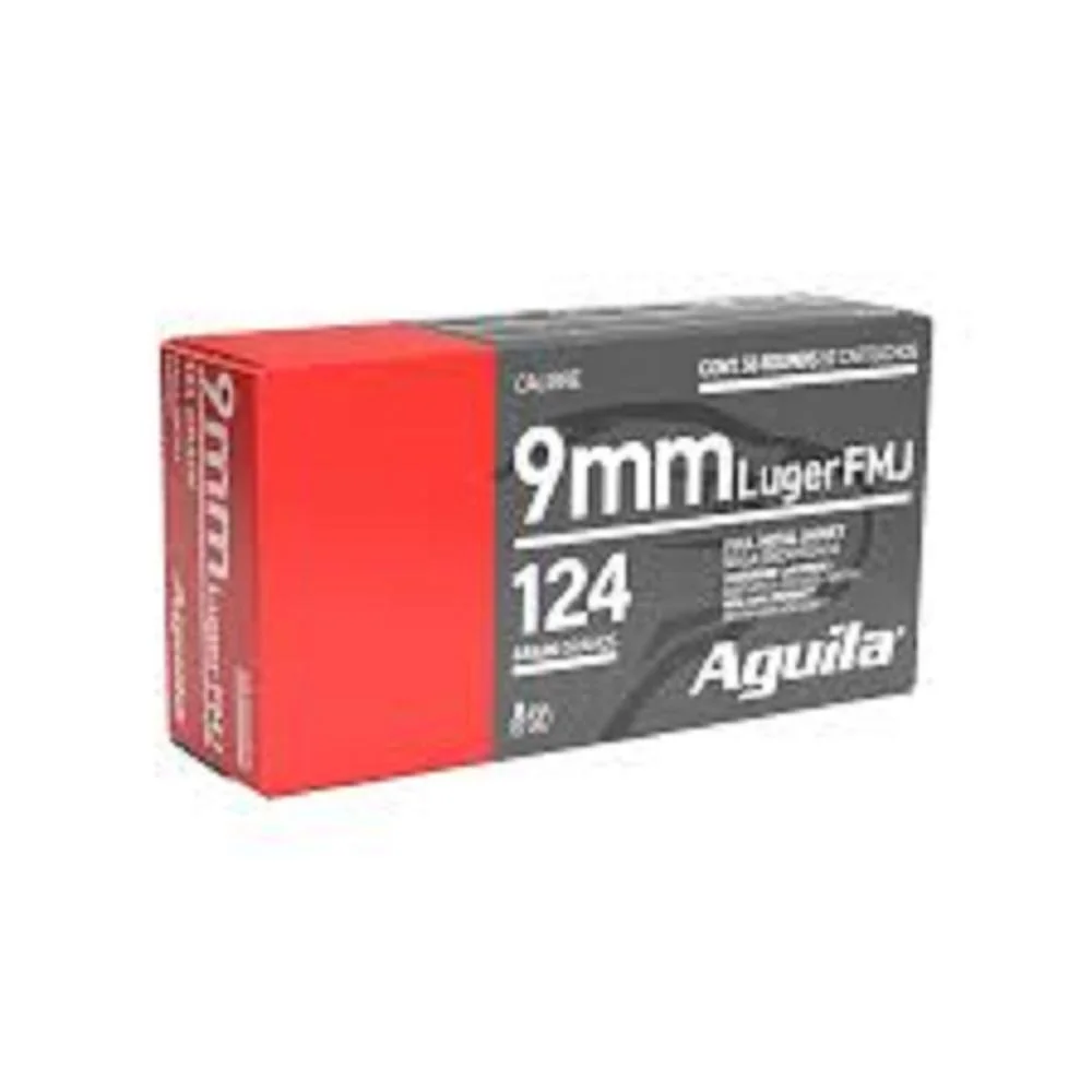 aguila-9mm-luger-124-gr-fmj-handgun-ammo-1000-rounds-primary TXAT - DBA Aguila Ammunition Aguila Handgun Ammunition 9mm Luger 124 gr FMJ 1115 fps 1000/ct