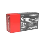 TXAT - DBA Aguila Ammunition Aguila Handgun Ammunition 9mm Luger 147 gr FMJFP 950 fps 50/ct