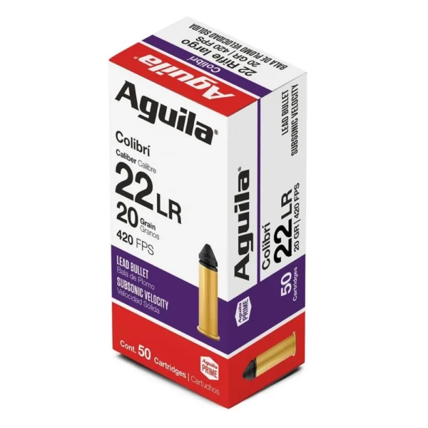 Aguila Ammunition AGUILA 22LR COLIBRI 20GR 50/1000