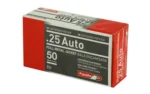 TXAT - DBA Aguila Ammunition Aguila Handgun Ammunition .25 Auto 50 gr FMJ 755 fps 50/ct - alternate view 4