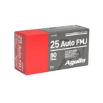 TXAT - DBA Aguila Ammunition Aguila Handgun Ammunition .25 Auto 50 gr FMJ 755 fps 50/ct