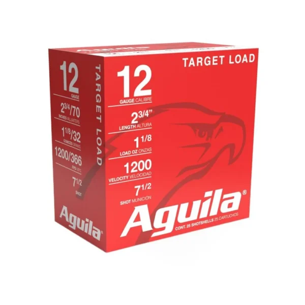 TXAT - DBA Aguila Ammunition Aguila Heavy Target Shotshells 12 ga 2-3/4" 1-1/8oz 1200 fps #7.5 25/ct
