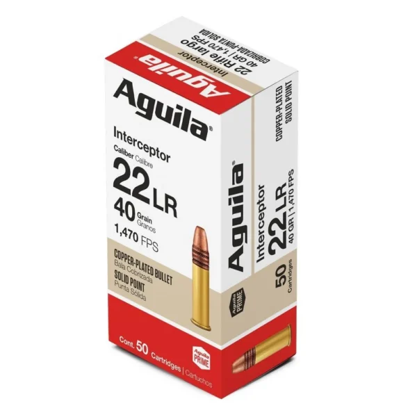 Aguila Ammunition AGUILA 22LR INTERCEPTOR 40GR 50/1000