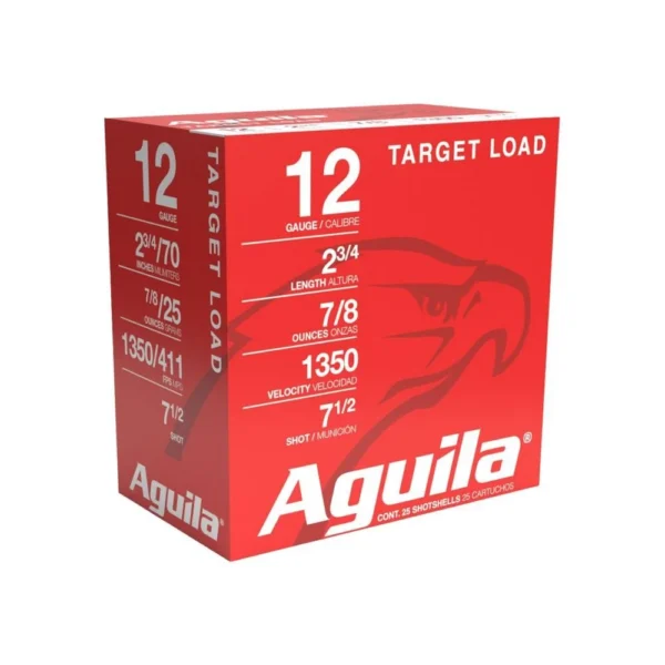 TXAT - DBA Aguila Ammunition Aguila International Shotshells 12 ga 2-3/4" 7/8 oz 1350 fps #7.5 25/ct