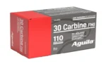 TXAT - DBA Aguila Ammunition Aguila Rifle Ammunition .30 Carbine 110 gr FMJ 1990 fps 50/ct - alternate view 2