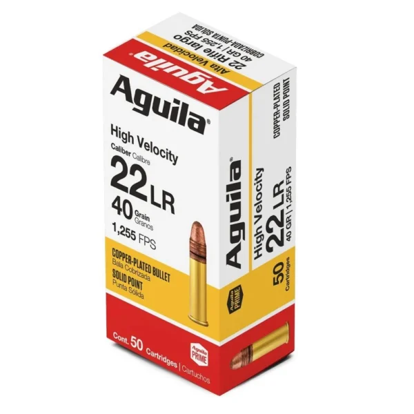 Aguila Ammunition AGUILA 22LR HV SP 40GR 50/2000