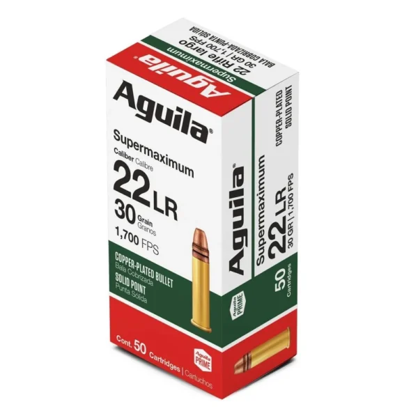 Aguila Ammunition AGUILA 22LR SUPERMAX SP 30GR 50/1000
