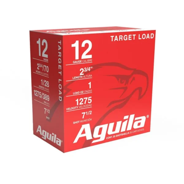 TXAT - DBA Aguila Ammunition Aguila Target Shotshells 12 ga 2-3/4" 1oz 1275 fps #7.5 25/ct