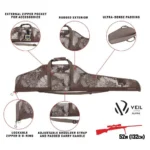 The Allen Company Inc. Allen Bedrock Scoped Rifle Case 52" Veil Alpine Camo - alternate view 3