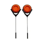 The Allen Company Inc. Allen EZ-Aim Clay Target Holder Holds 4.5" Clay Targets 2-Pack - Black