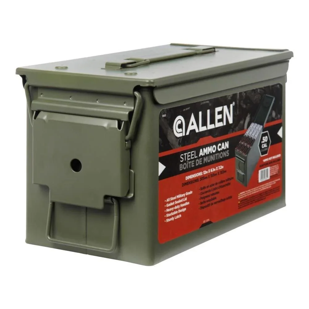 allen-steel-ammo-can-50-cal-od-green-primary The Allen Company Inc. Allen Steel Ammo Can .50 Cal OD Green