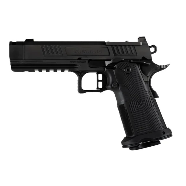 Alpha Foxtrot AF1911-Romulus Handgun 9mm Luger 20rd Magazines(5) 4.25" Compensated Threaded Barrel Black MOS Cut