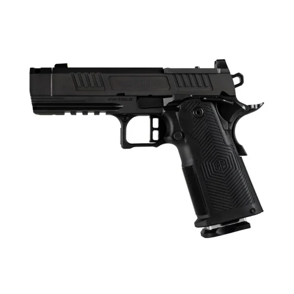 Alpha Foxtrot AF1911-Romulus Handgun 9mm Luger 20rd Magazines(5) 3.5" Compensated Threaded Barrel Black MOS Cut